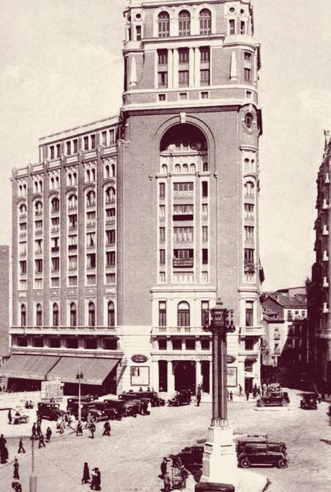 Palacio de la Prensa, Plaza del Callao, Madrid, about 1929
